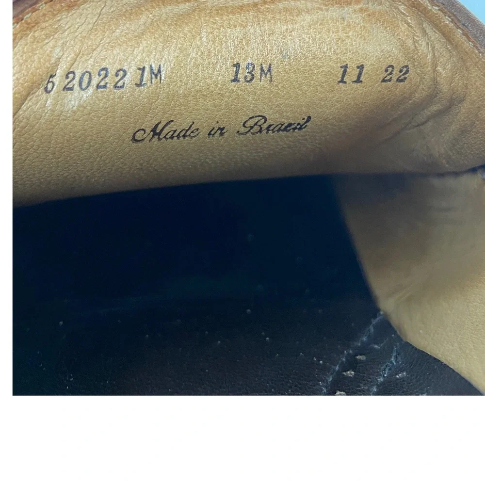Martin Dingman Loafer Men 13 Addison II Horse Bit Preppy Classic Dress Leather